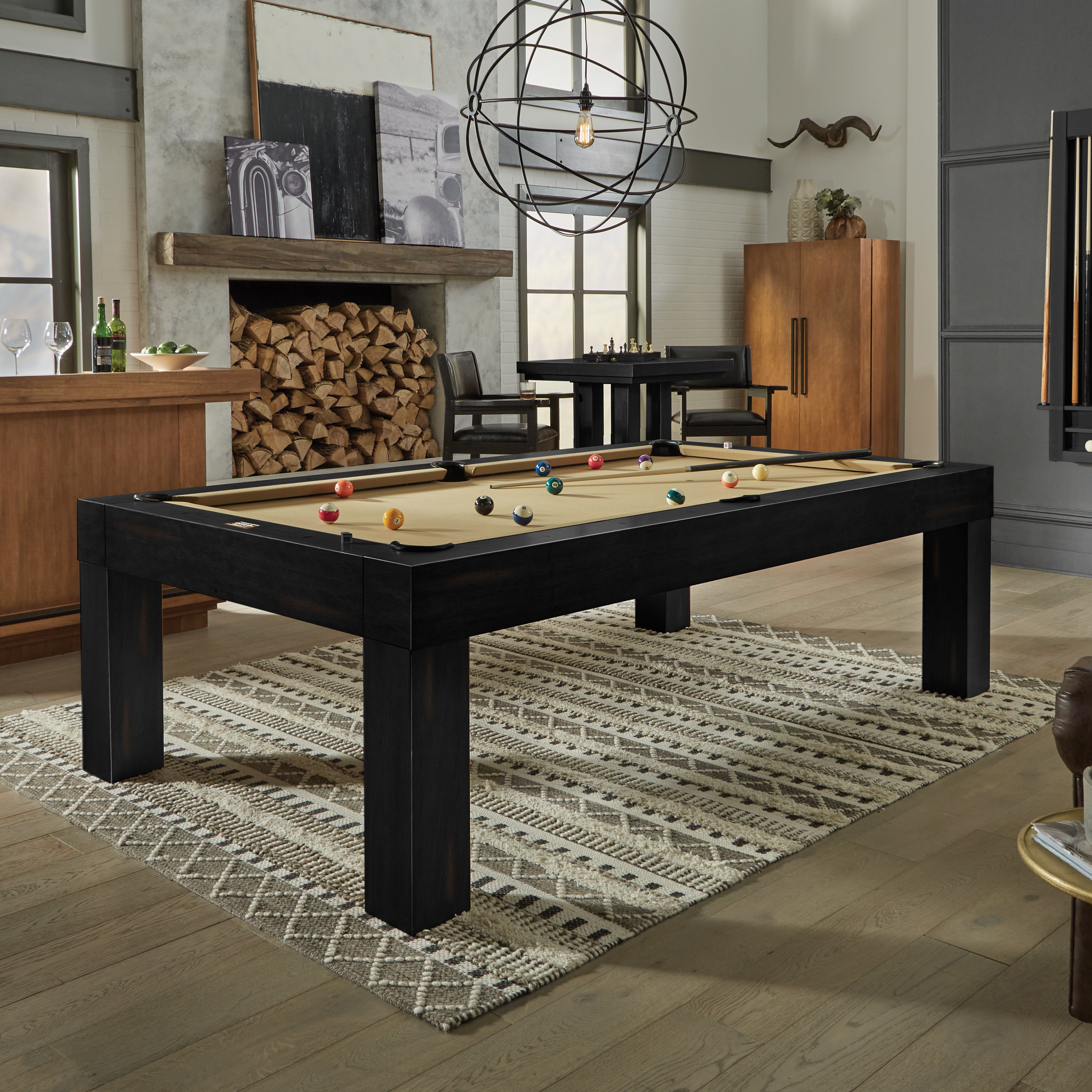 Alta Pool Table (Peppercorn) | American Heritage