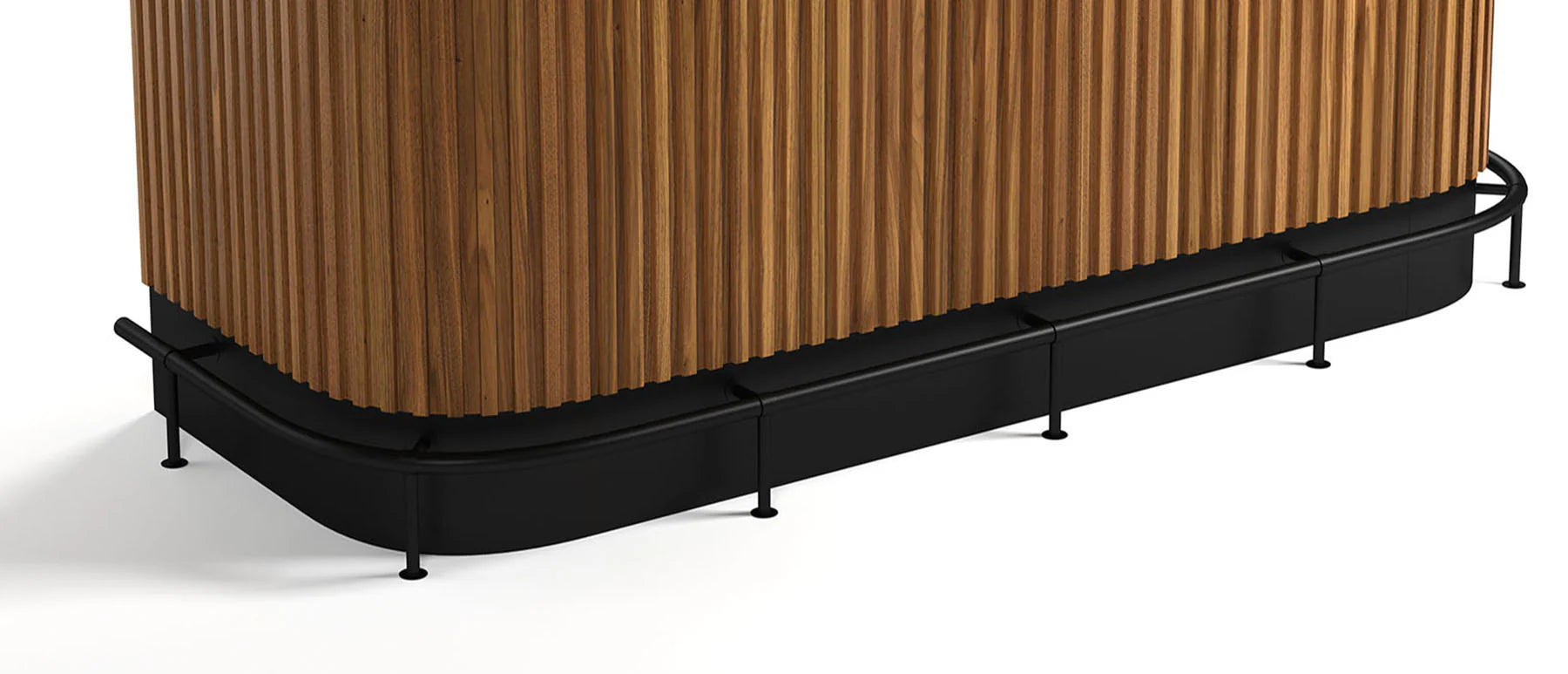 Prohibition Bar Foot Rail | RAM Game Room