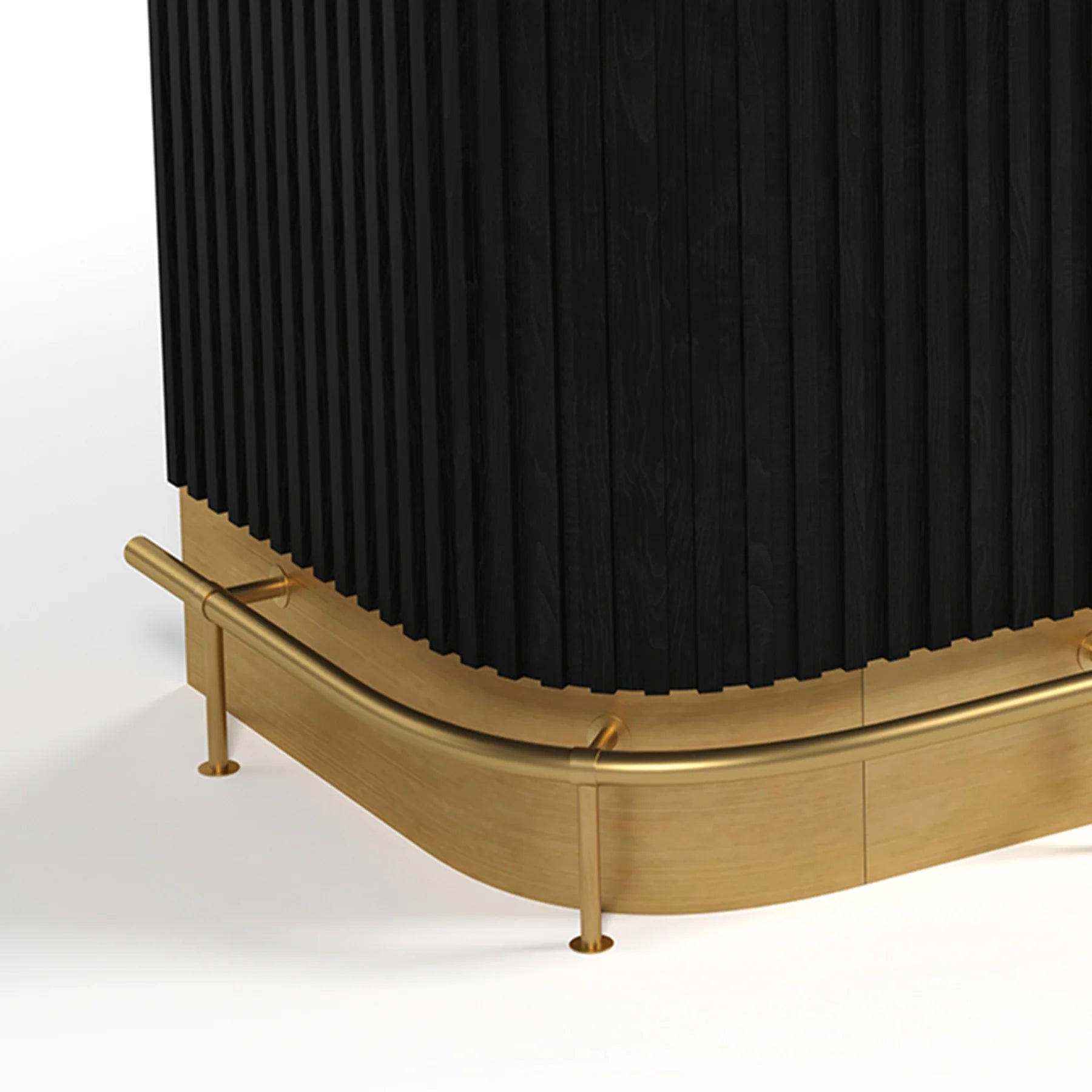 Prohibition Bar Foot Rail | RAM Game Room