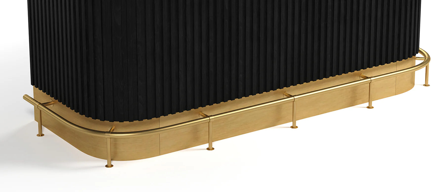 Prohibition Bar Foot Rail | RAM Game Room