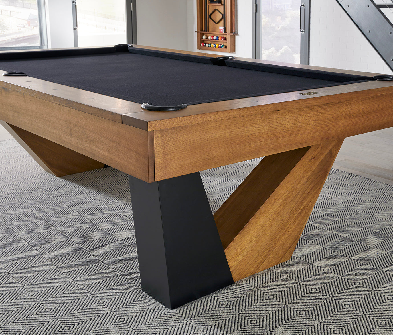 Annex Pool Table (Brushed Walnut) | American Heritage