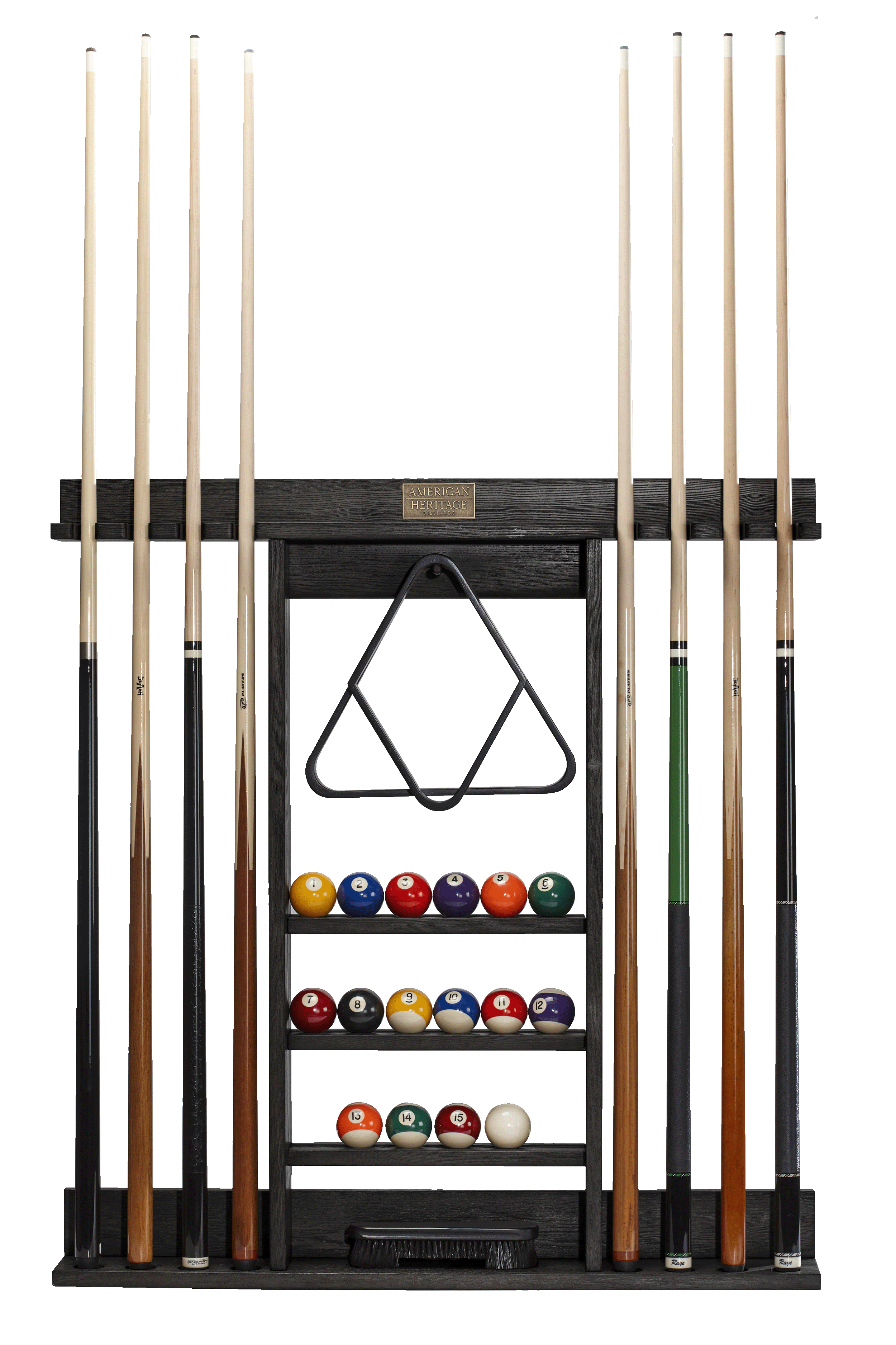 Bluegrass 8-Cue Cue Rack | American Heritage