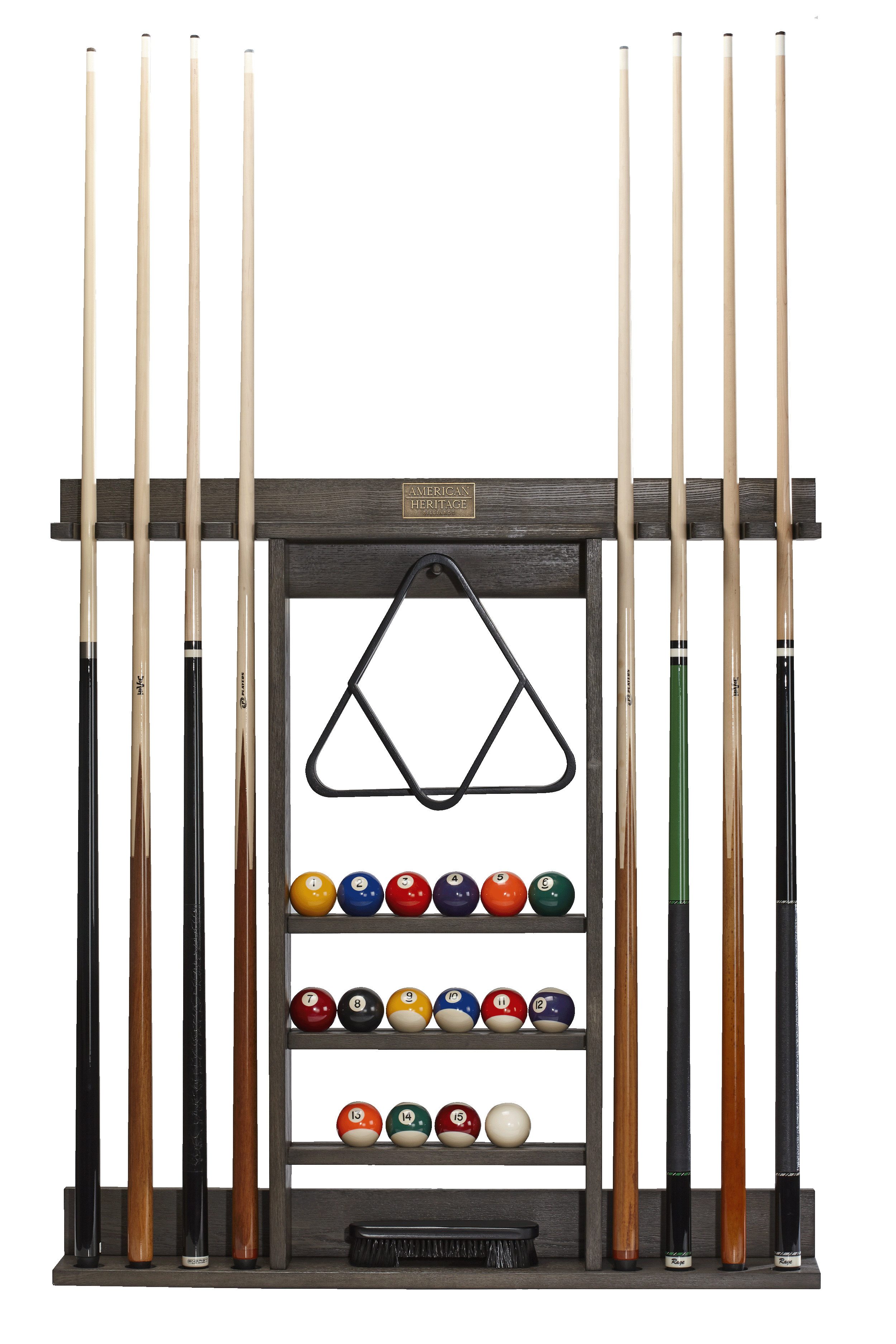 Bluegrass 8-Cue Cue Rack | American Heritage