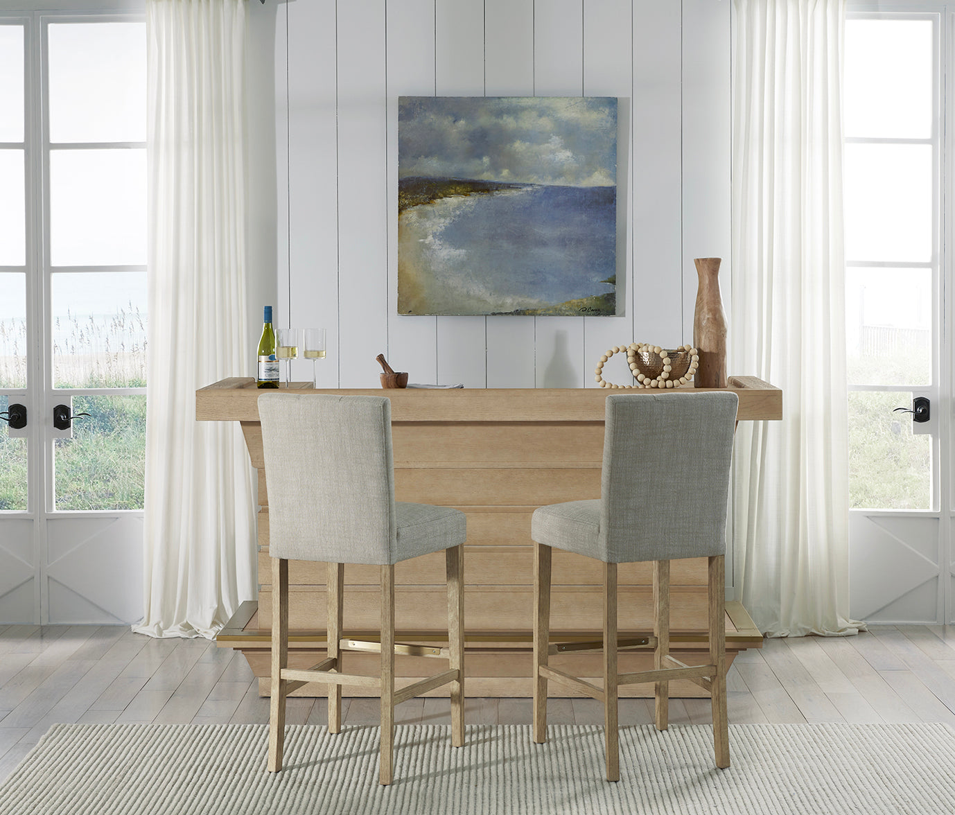 Port Royal Home Bar (White Oak) | American Heritage