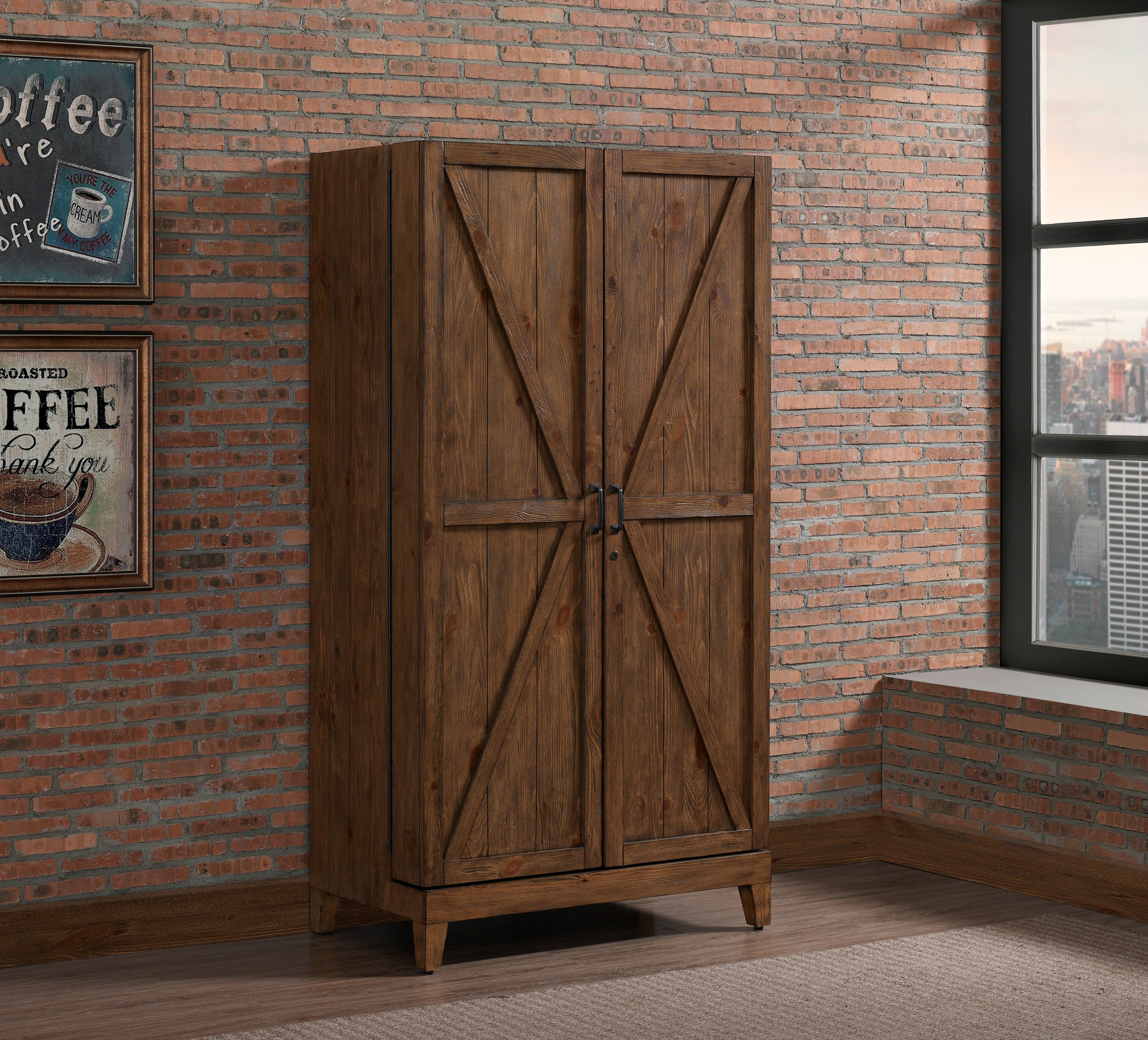 Bristol Wine Cabinet (Harvest) | American Heritage