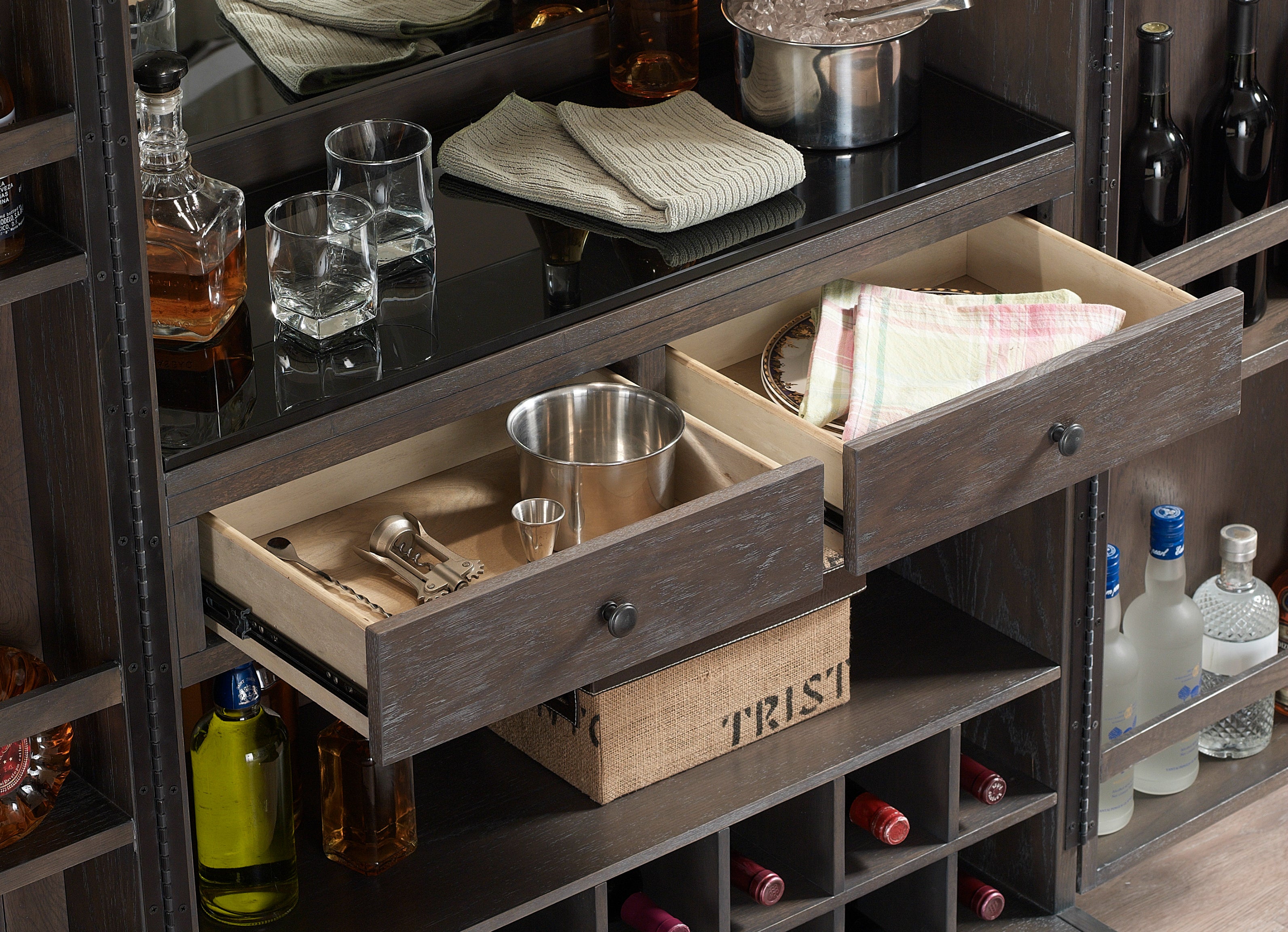 Fairfield Wine Cabinet (Glacier) | American Heritage