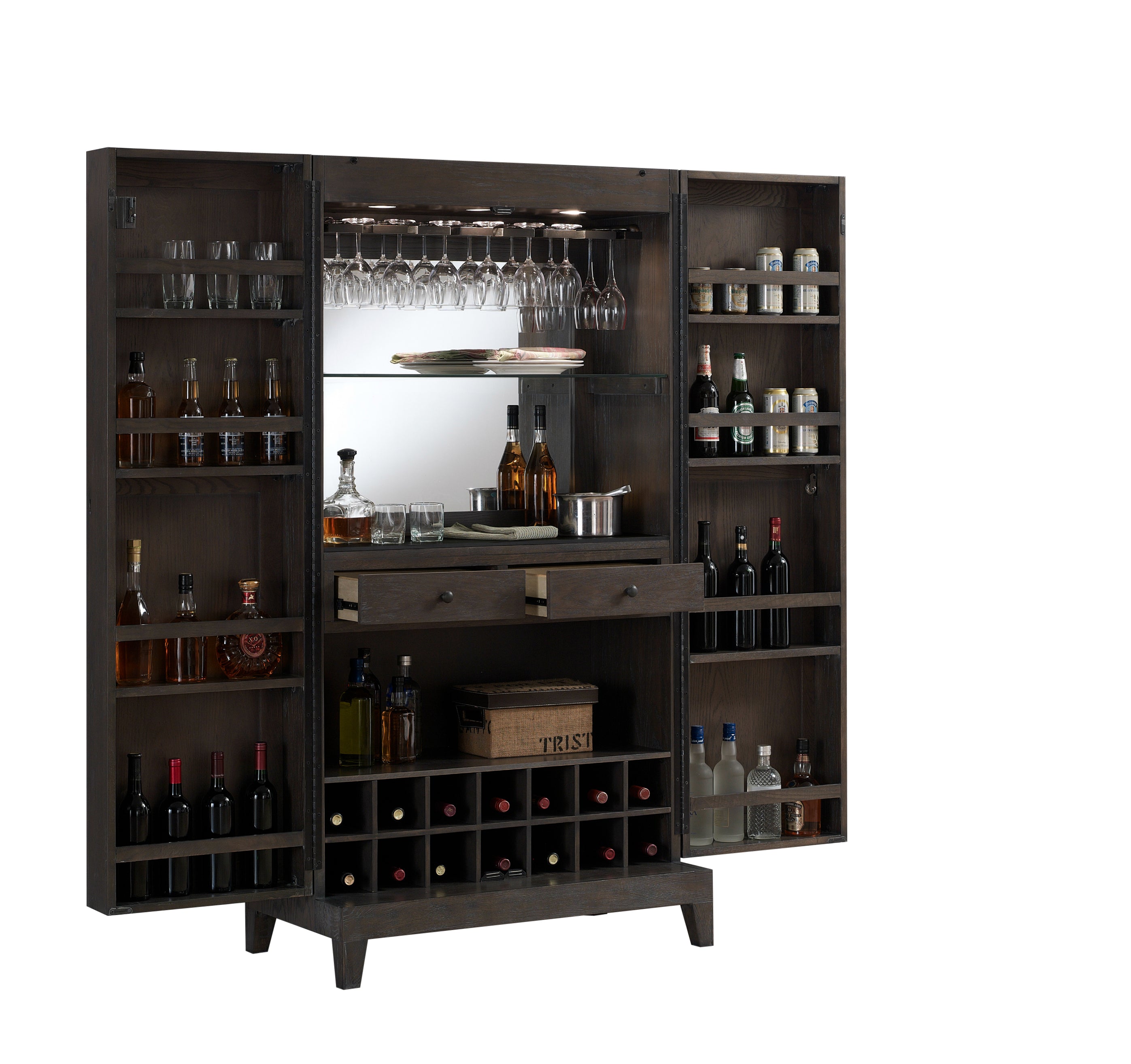 Fairfield Wine Cabinet (Glacier) | American Heritage