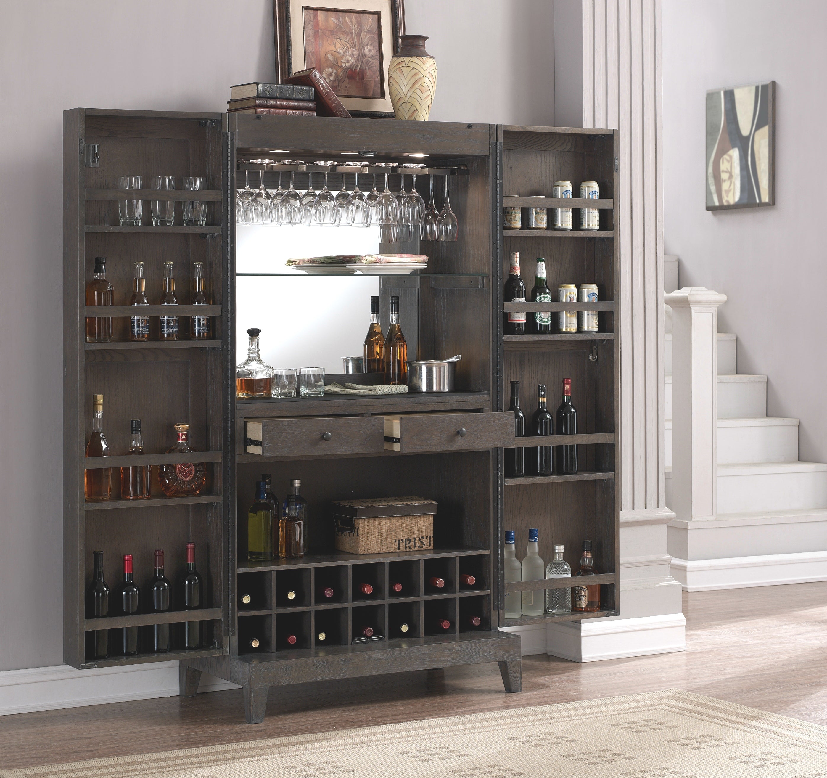 Fairfield Wine Cabinet (Glacier) | American Heritage