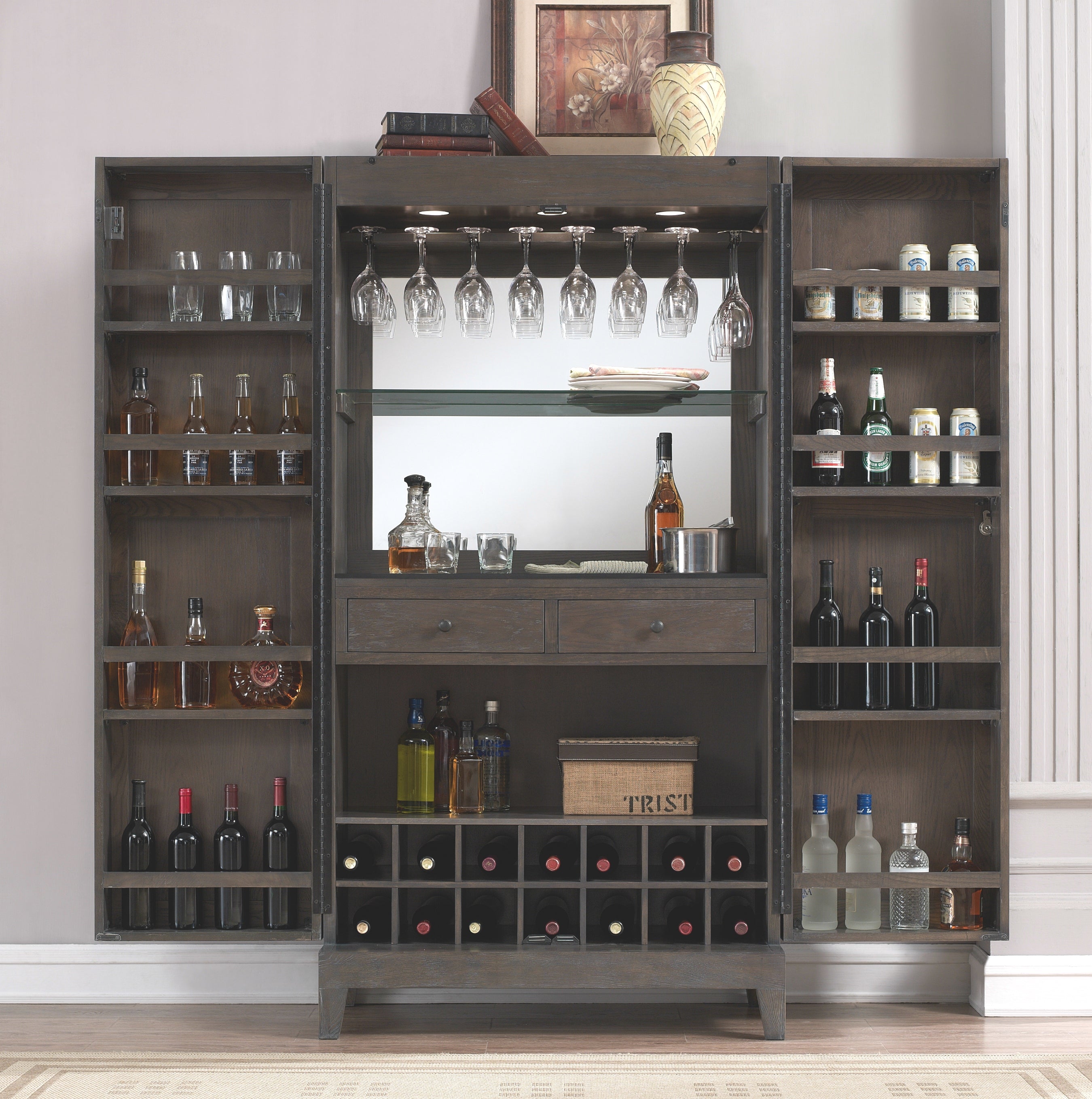 Fairfield Wine Cabinet (Glacier) | American Heritage