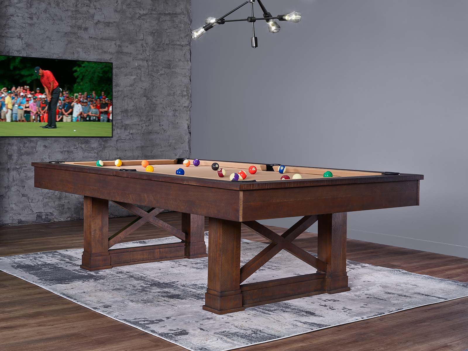 Farmhouse Pool Table (Cappuccino) | American Heritage
