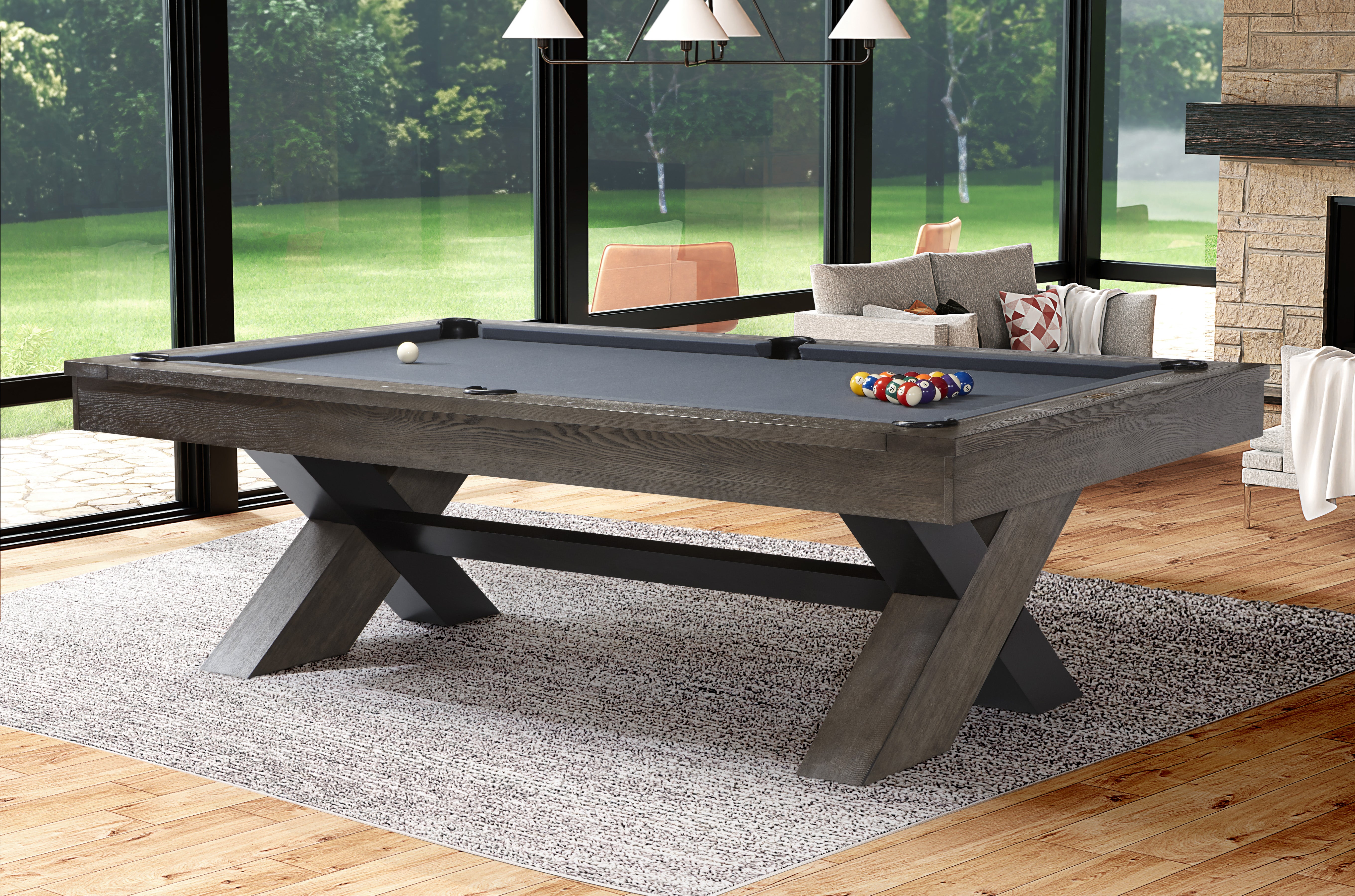 Halifax Pool Table (Charcoal) | American Heritage
