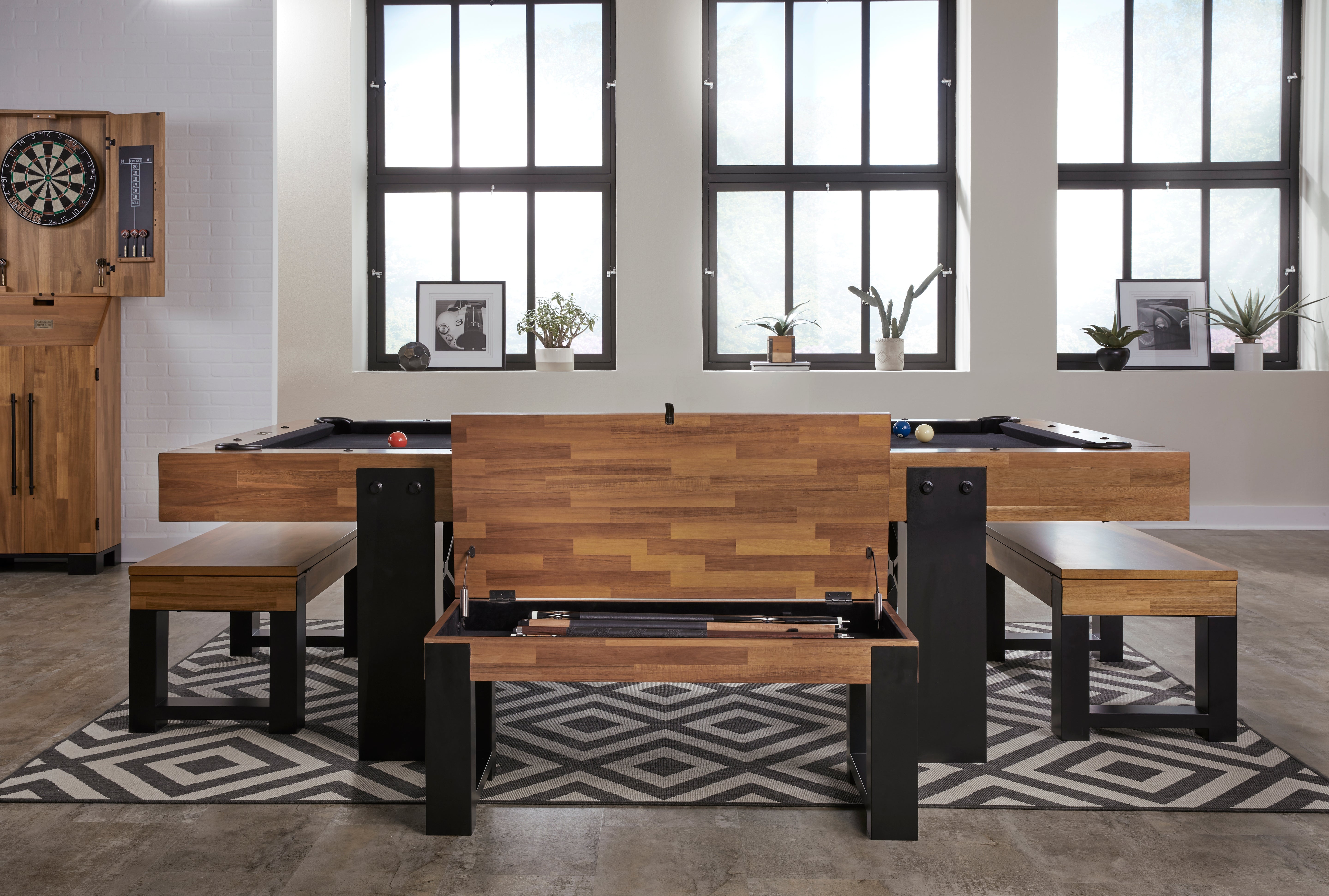 Knoxville Multi-functional Storage Bench (Acacia) | American Heritage