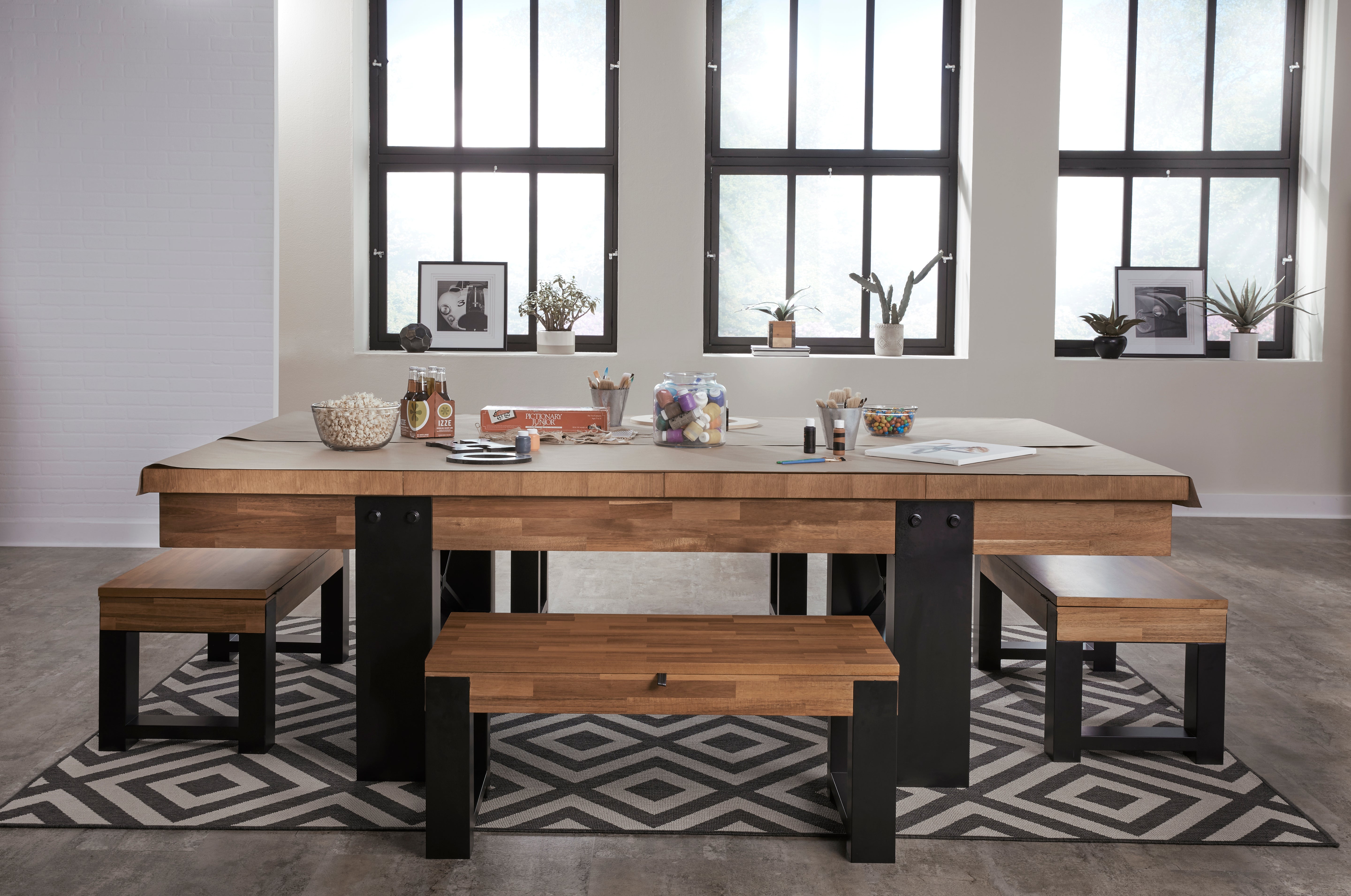 Knoxville Multi-functional Storage Bench (Acacia) | American Heritage