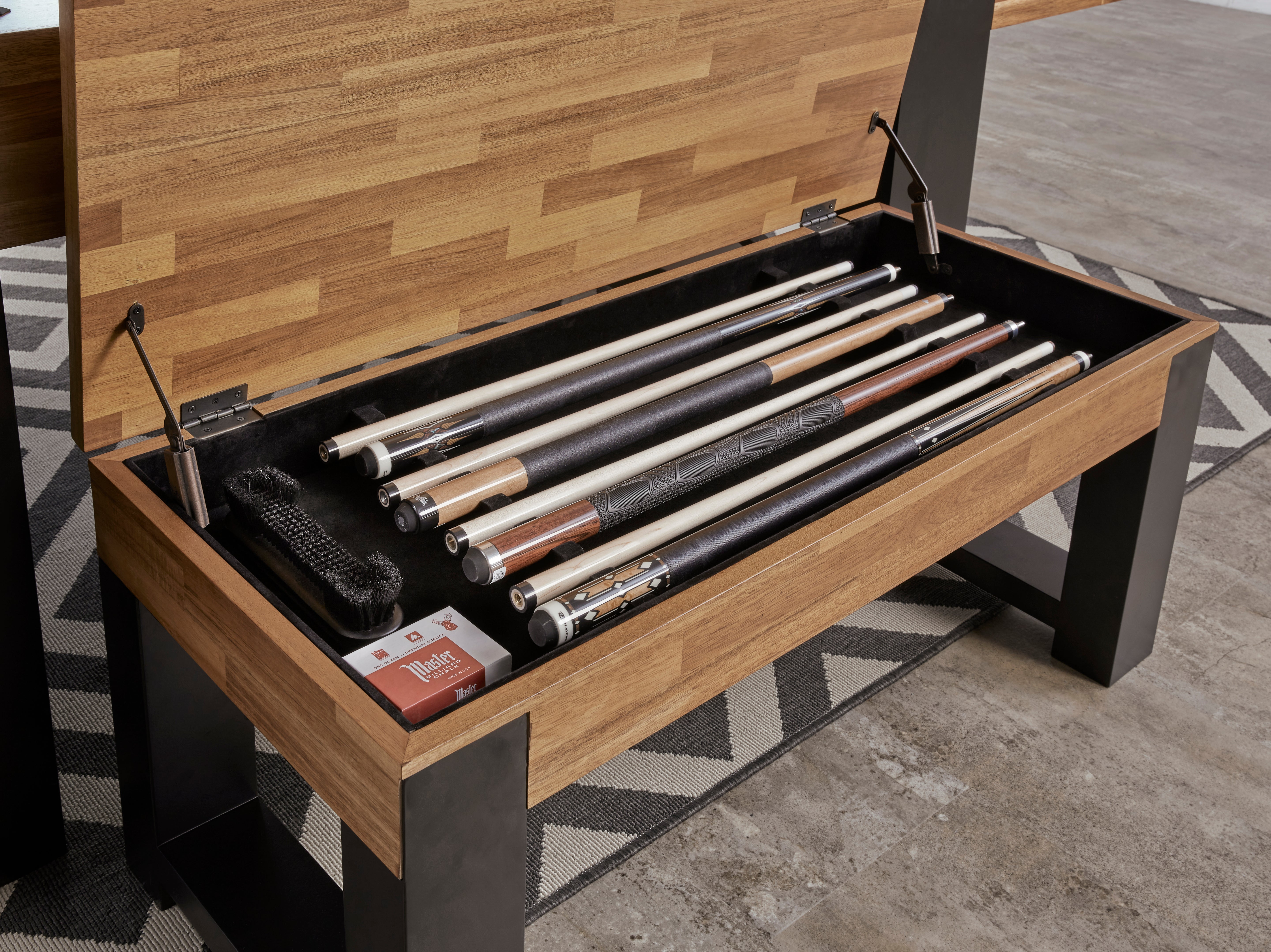 Knoxville Multi-functional Storage Bench (Acacia) | American Heritage