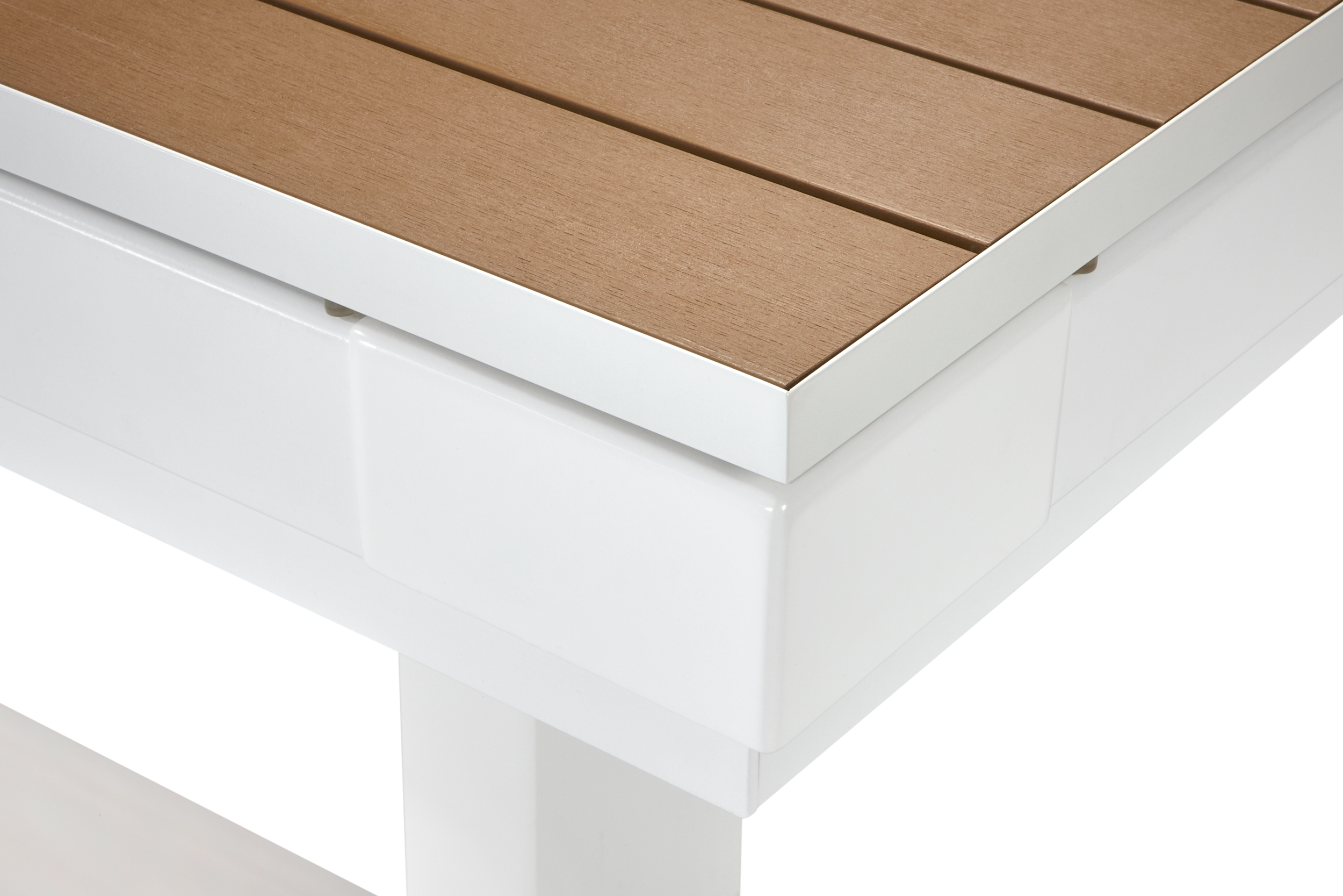 Lanai Outdoor Pool Table (Pearl White) | American Heritage
