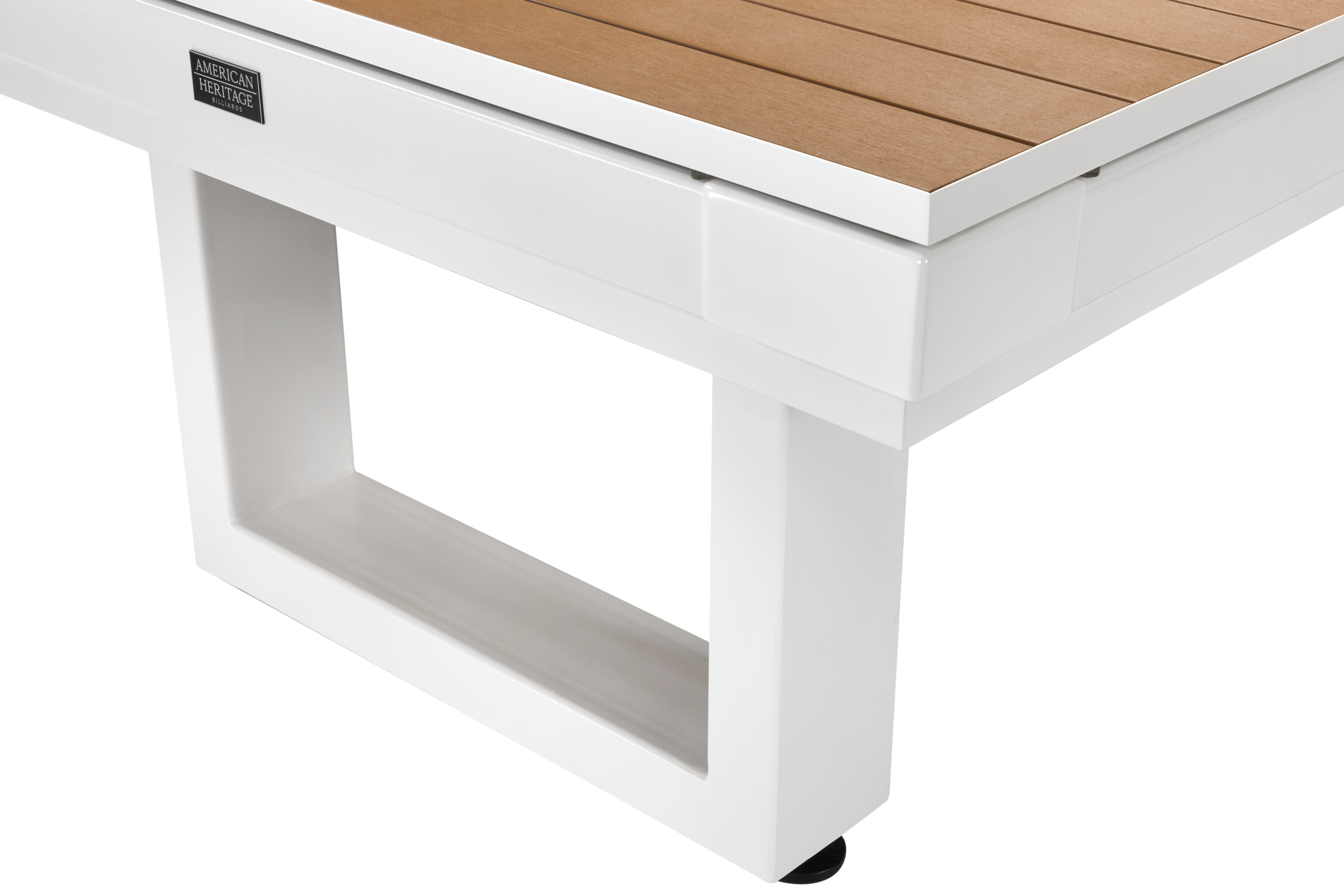 Lanai Outdoor Pool Table (Pearl White) | American Heritage