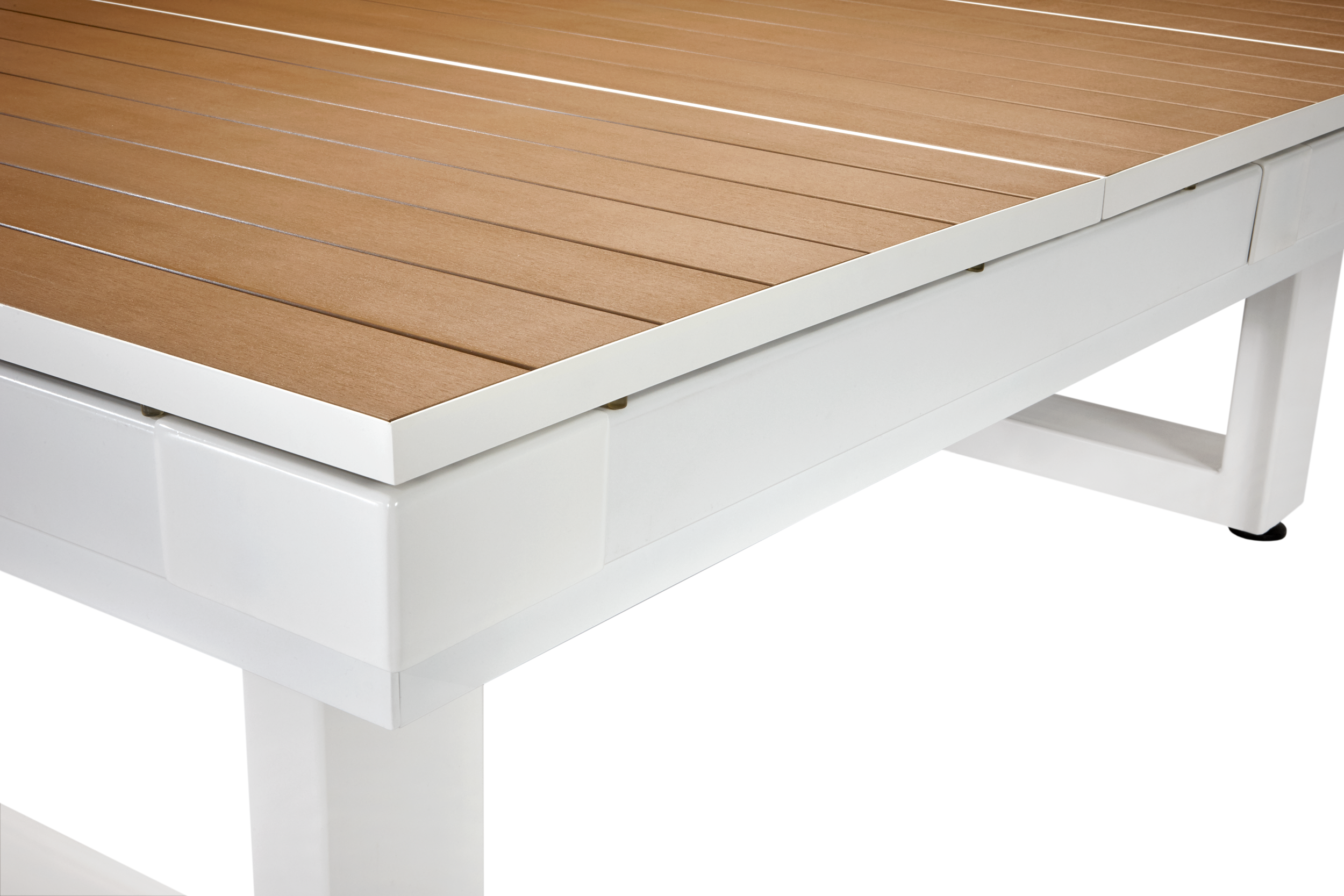Lanai Outdoor Pool Table (Pearl White) | American Heritage