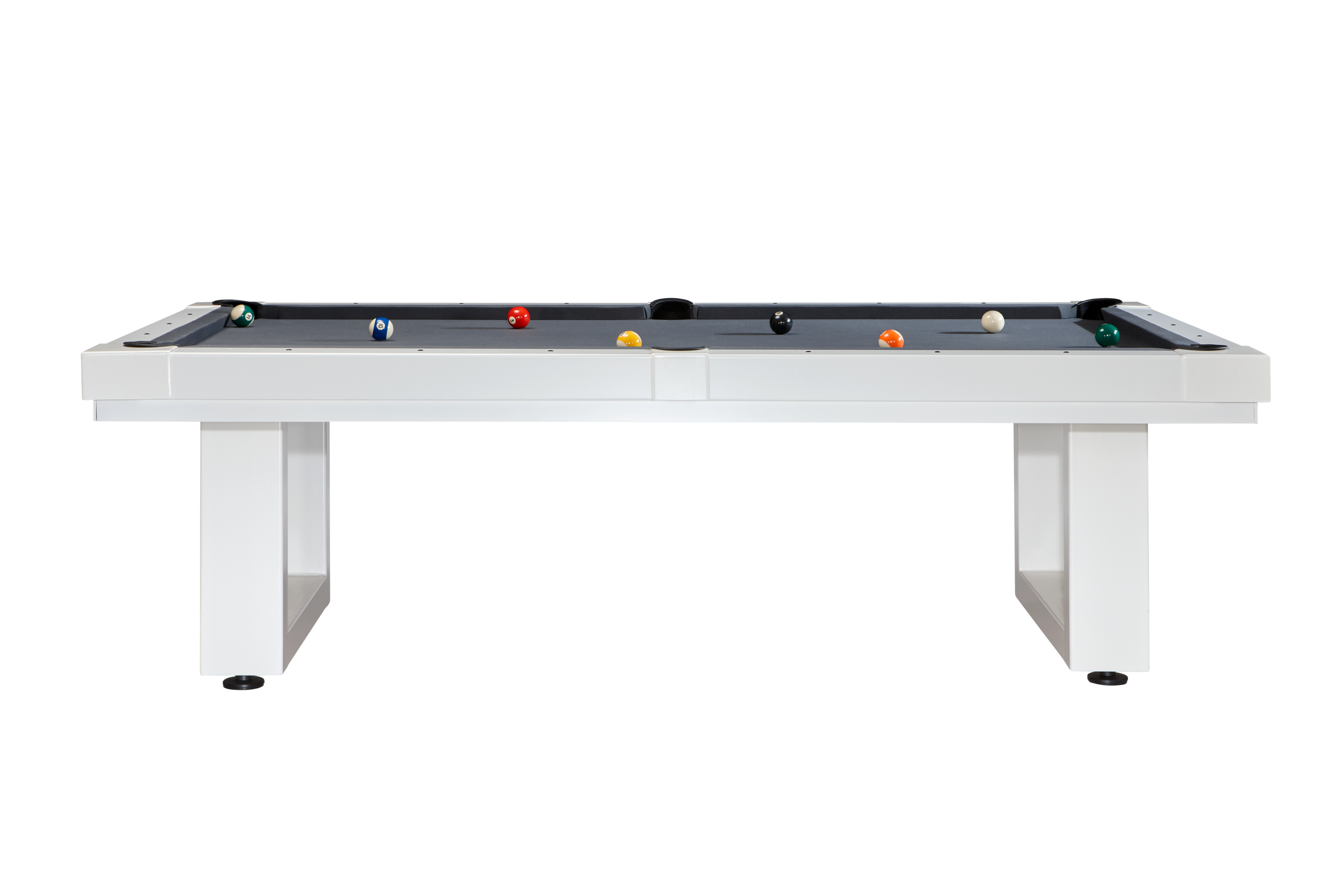 Lanai Outdoor Pool Table (Pearl White) | American Heritage
