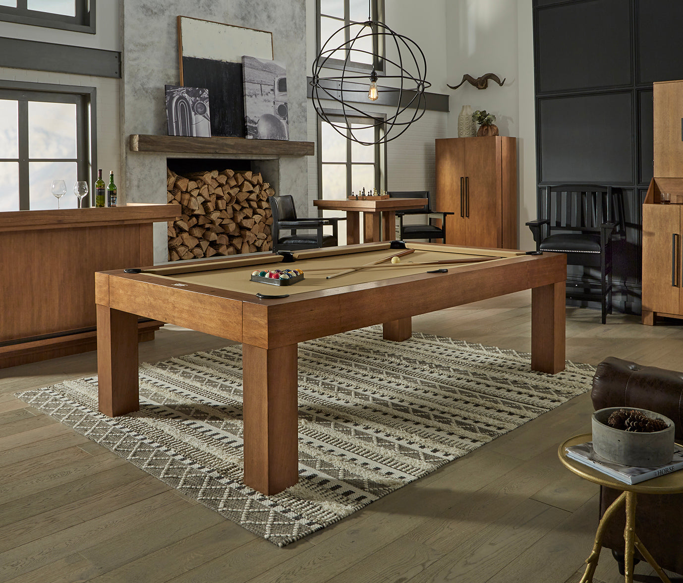 Alta Pool Table (Brushed Walnut) | American Heritage