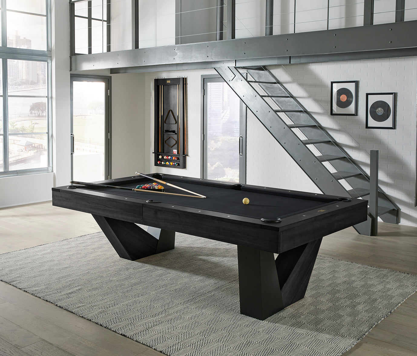 Annex Pool Table (Black Ash) | American Heritage