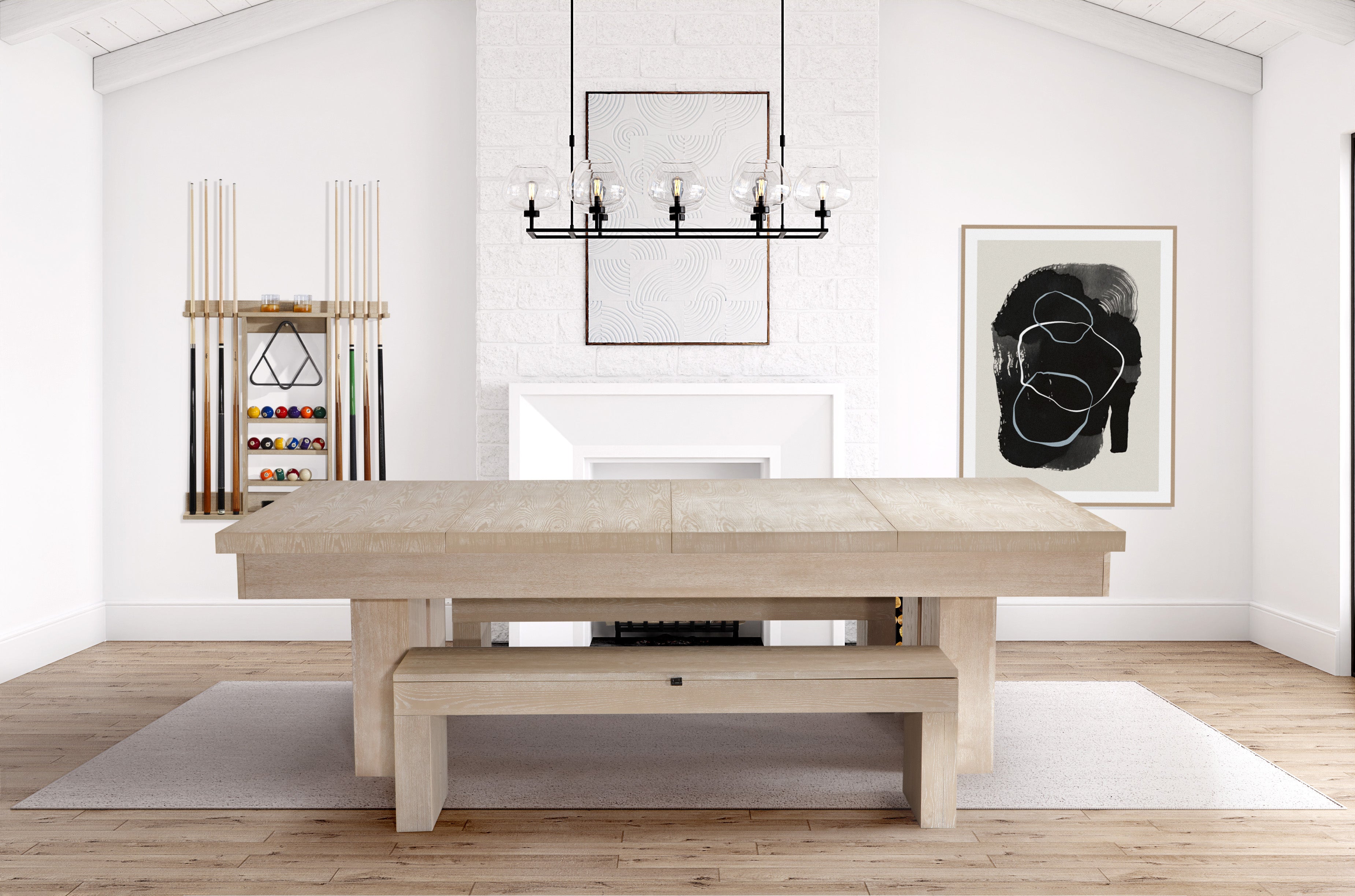 Vancouver Pool Table (Natural Ash) | American Heritage