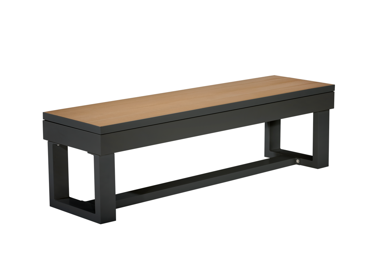 Lanai Outdoor Pool Table (Obsidian Black) | American Heritage