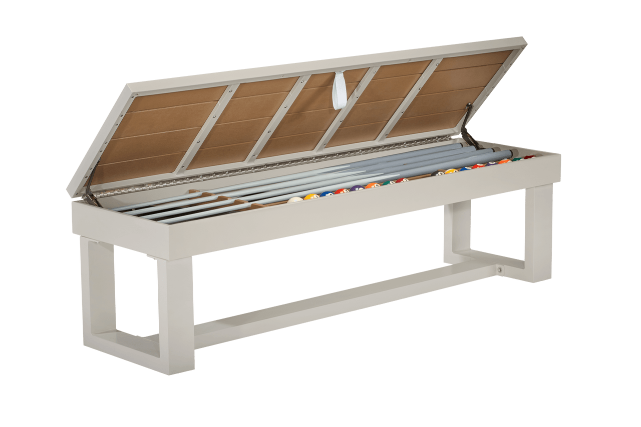 Lanai Outdoor Pool Table (Oyster Grey) | American Heritage