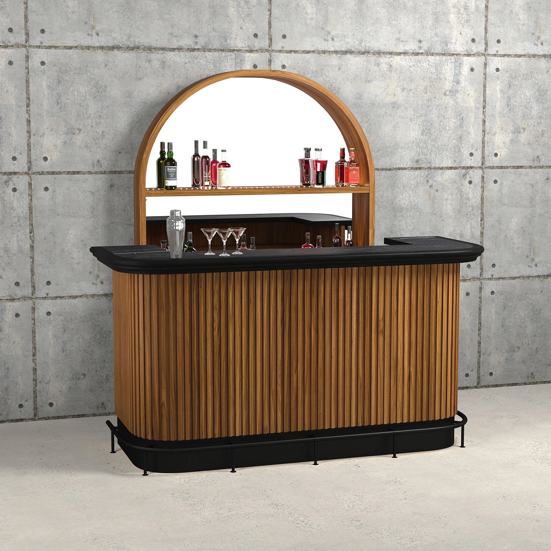 RAM Game Room Prohibition Series 84" Cocktail Bar