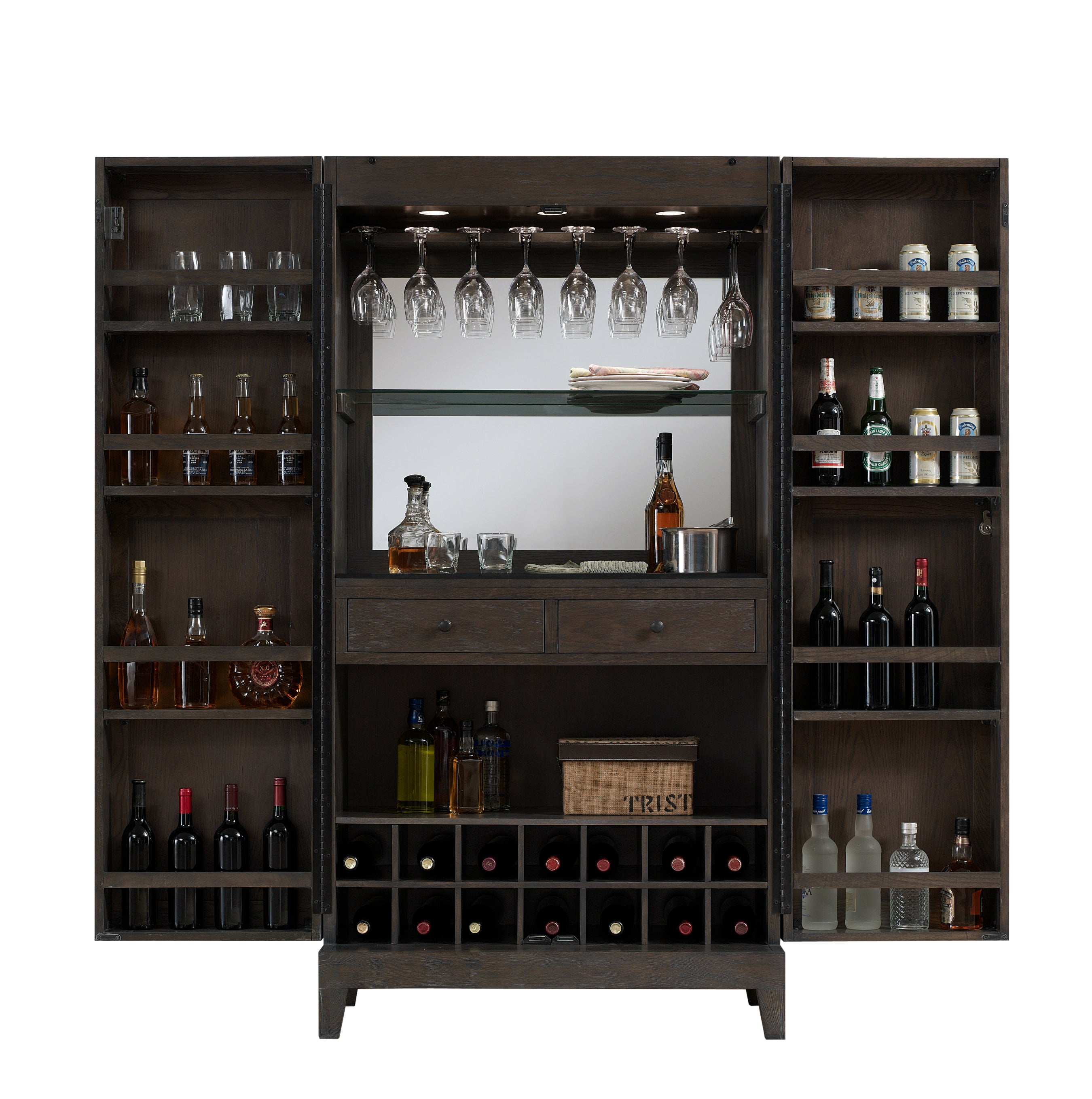 Fairfield Wine Cabinet (Glacier) | American Heritage