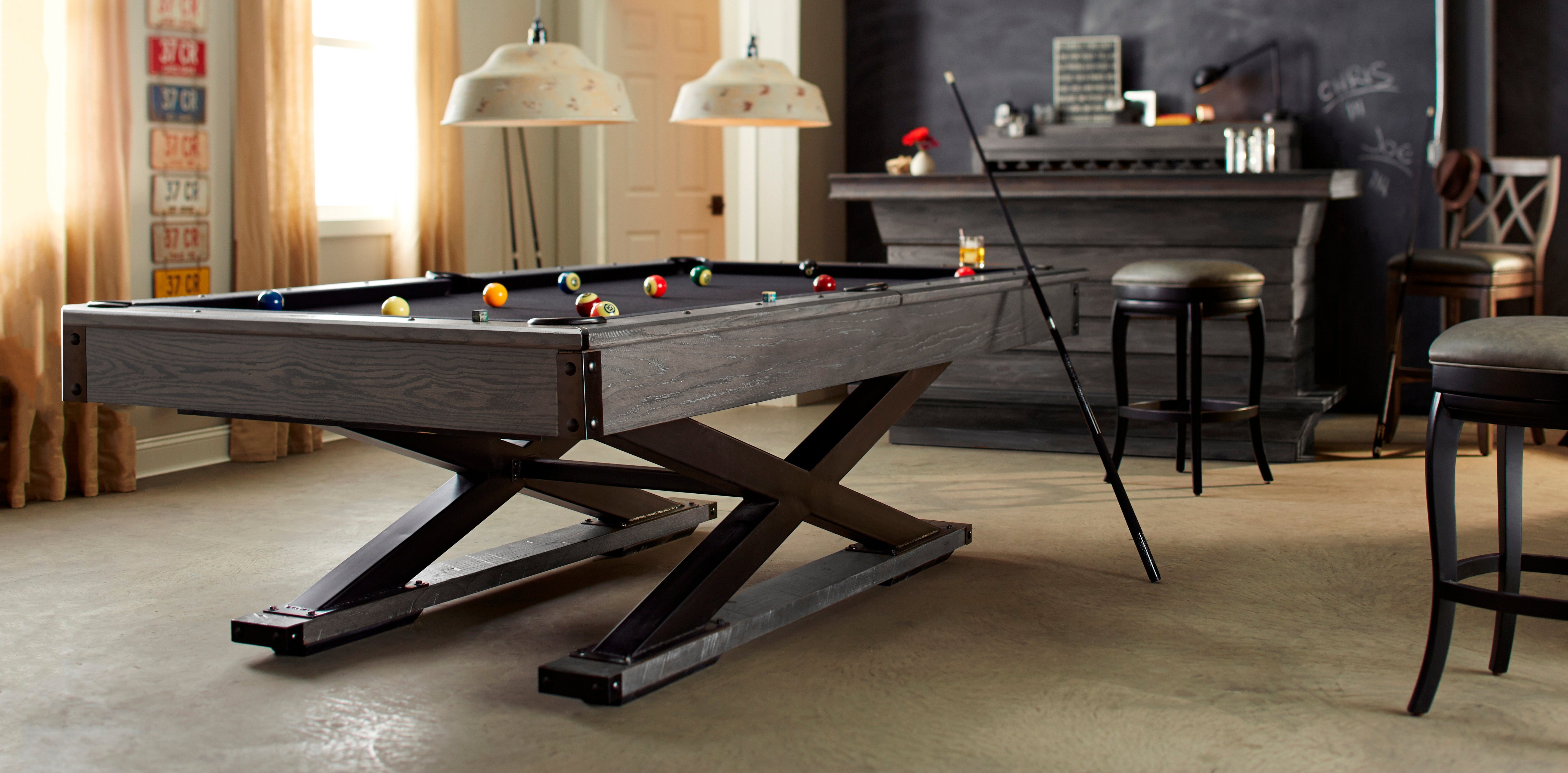 Quest Pool Table (Glacier) | American Heritage