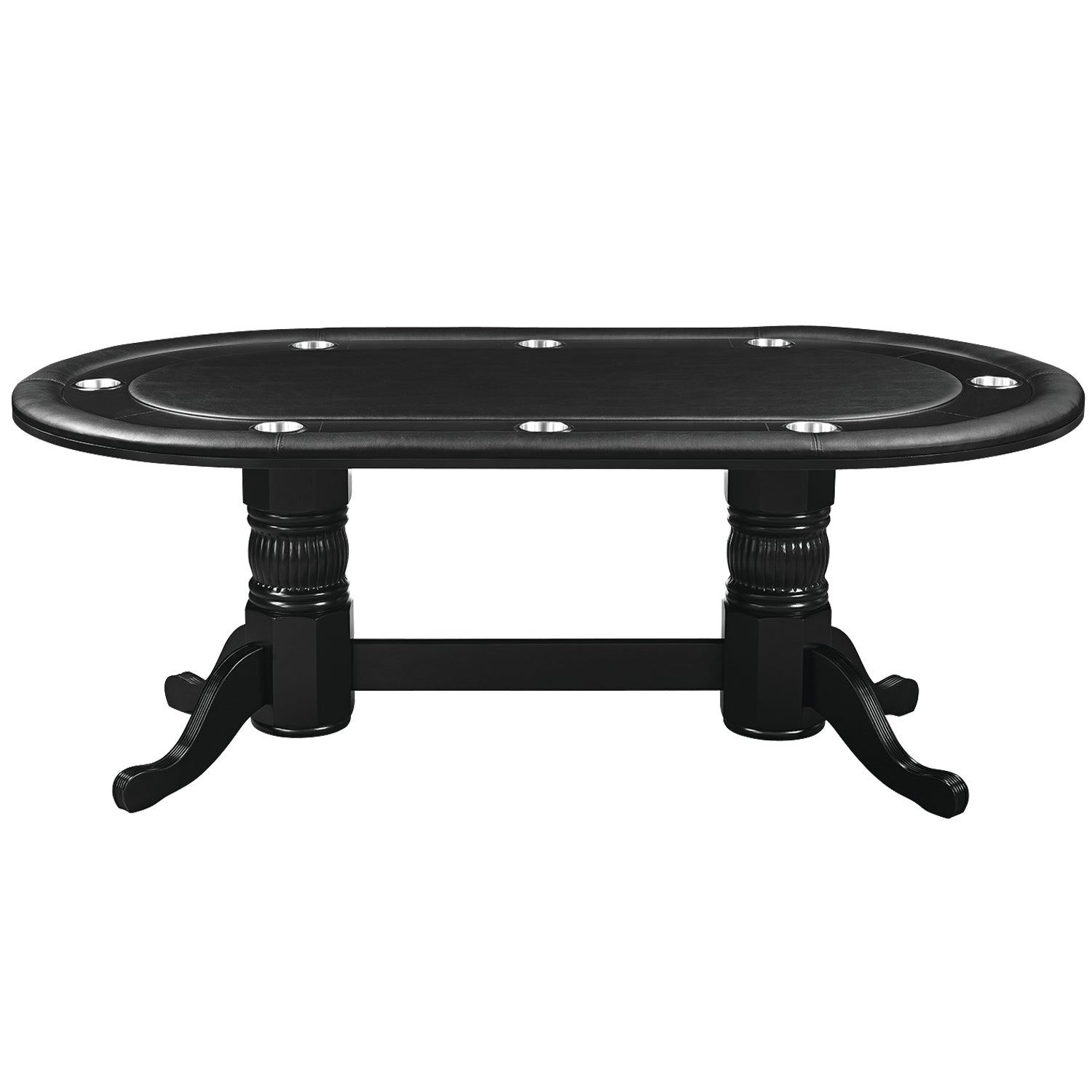 RAM Game Room 84" Texas Hold 'Em Game Table with Dining Top