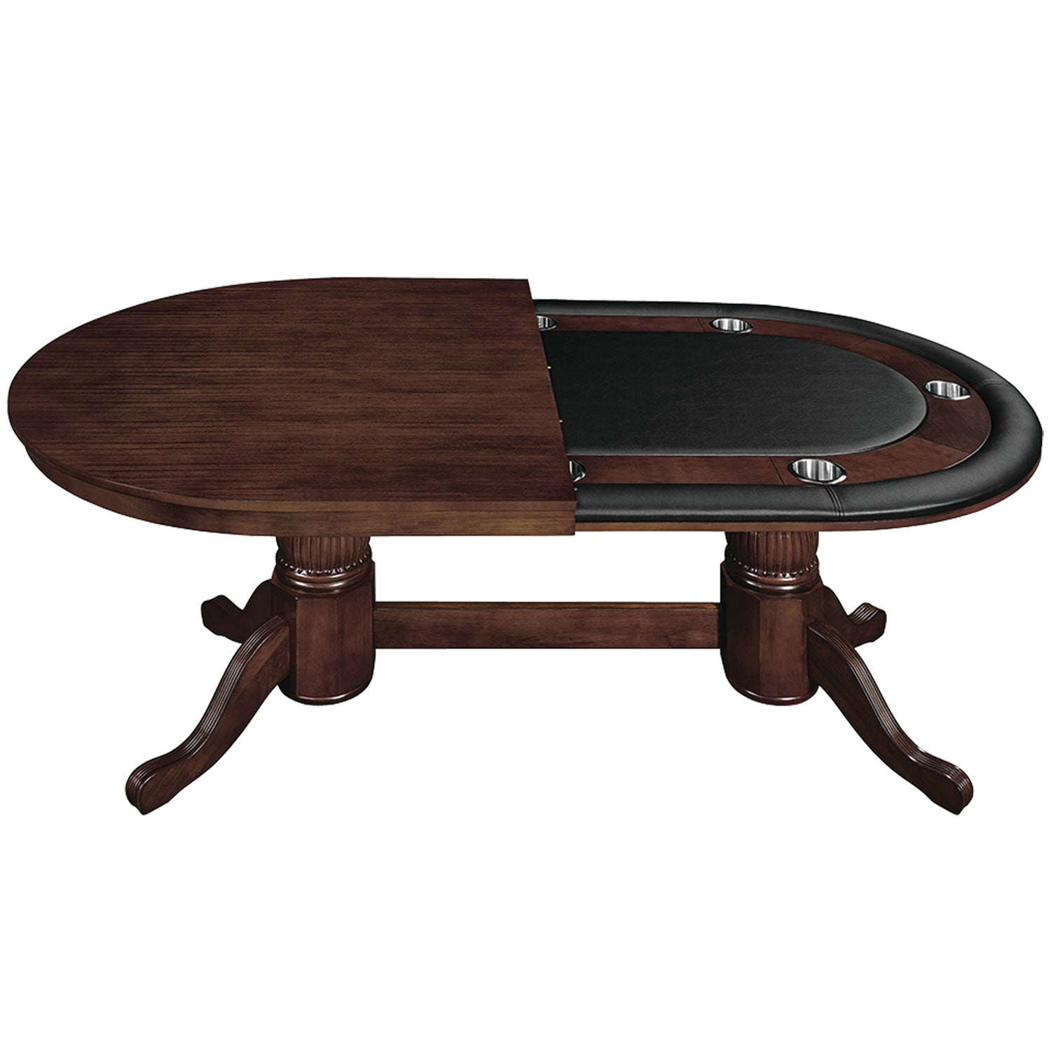 RAM Game Room 84" Texas Hold 'Em Game Table with Dining Top