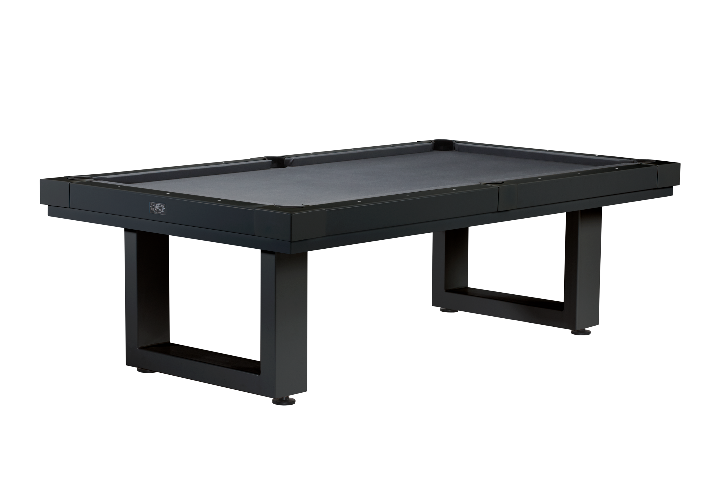 Lanai Outdoor Pool Table (Obsidian Black) | American Heritage