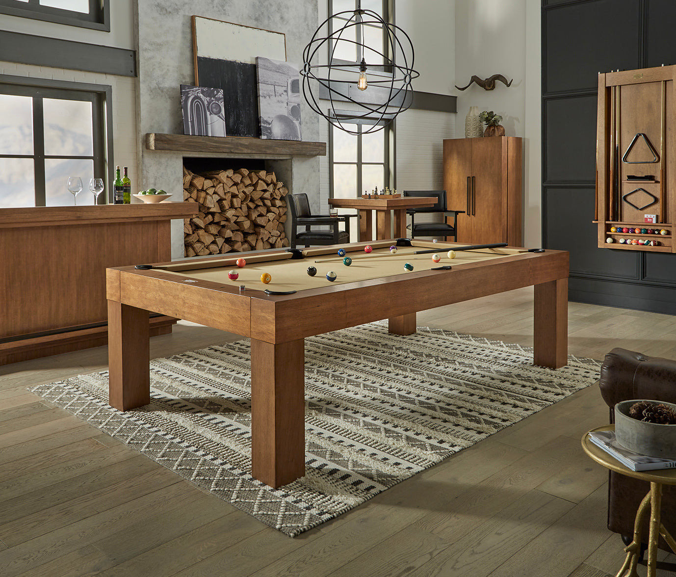 Alta Pool Table (Brushed Walnut) | American Heritage