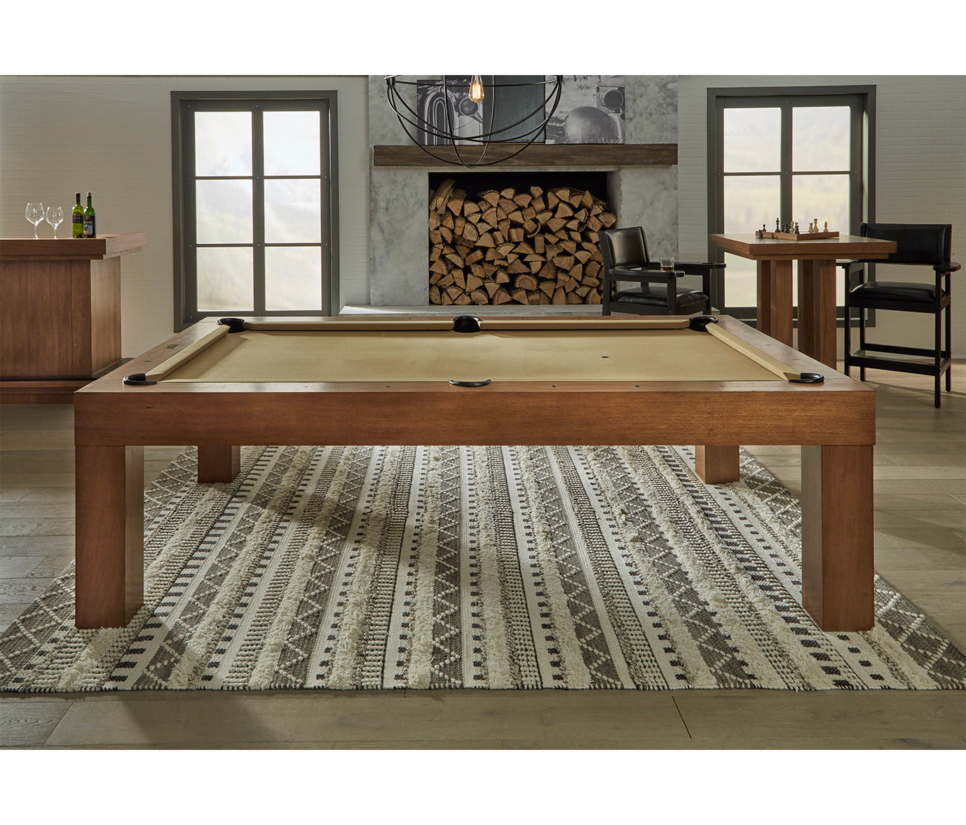 Alta Pool Table (Brushed Walnut) | American Heritage