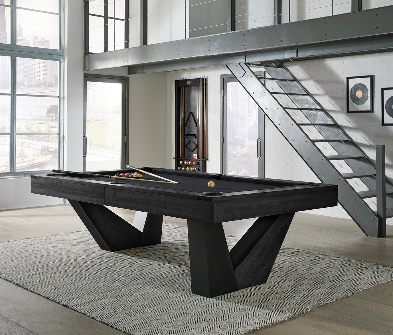 Annex Pool Table (Black Ash) | American Heritage